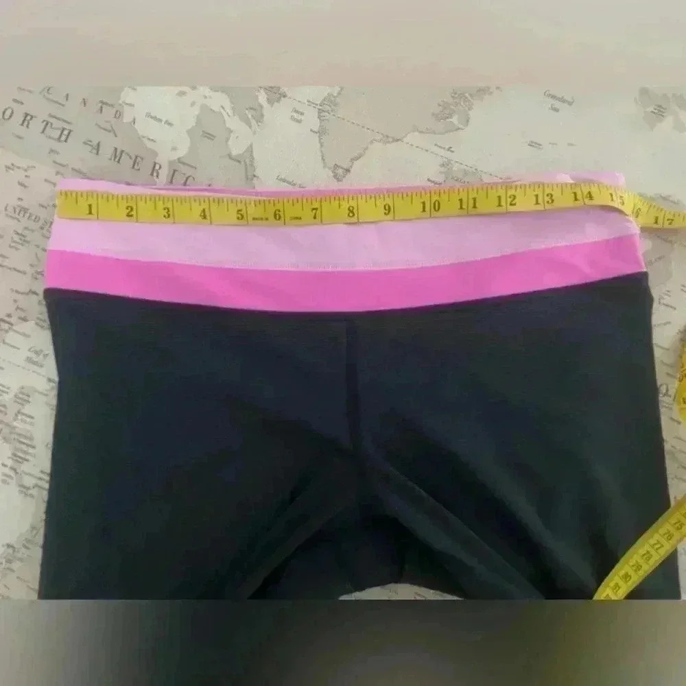 Lululemon Run: Inspire Crop II *ALLUX
Wee Stripe Black Vintage Pink Pow Pink Lt - Picture 11 of 16